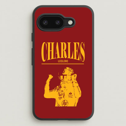 Charles Red And Gold Google Pixel 9a Case