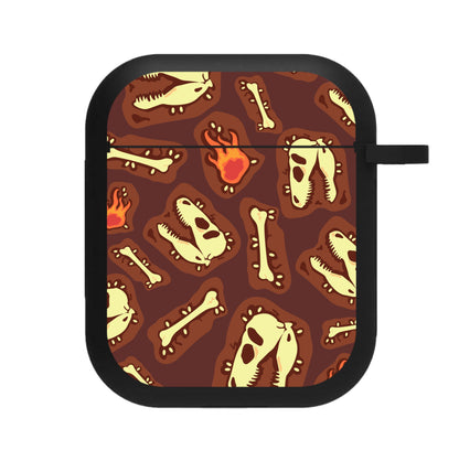 Bones And Skulls - Dinosaurs AirPods Case