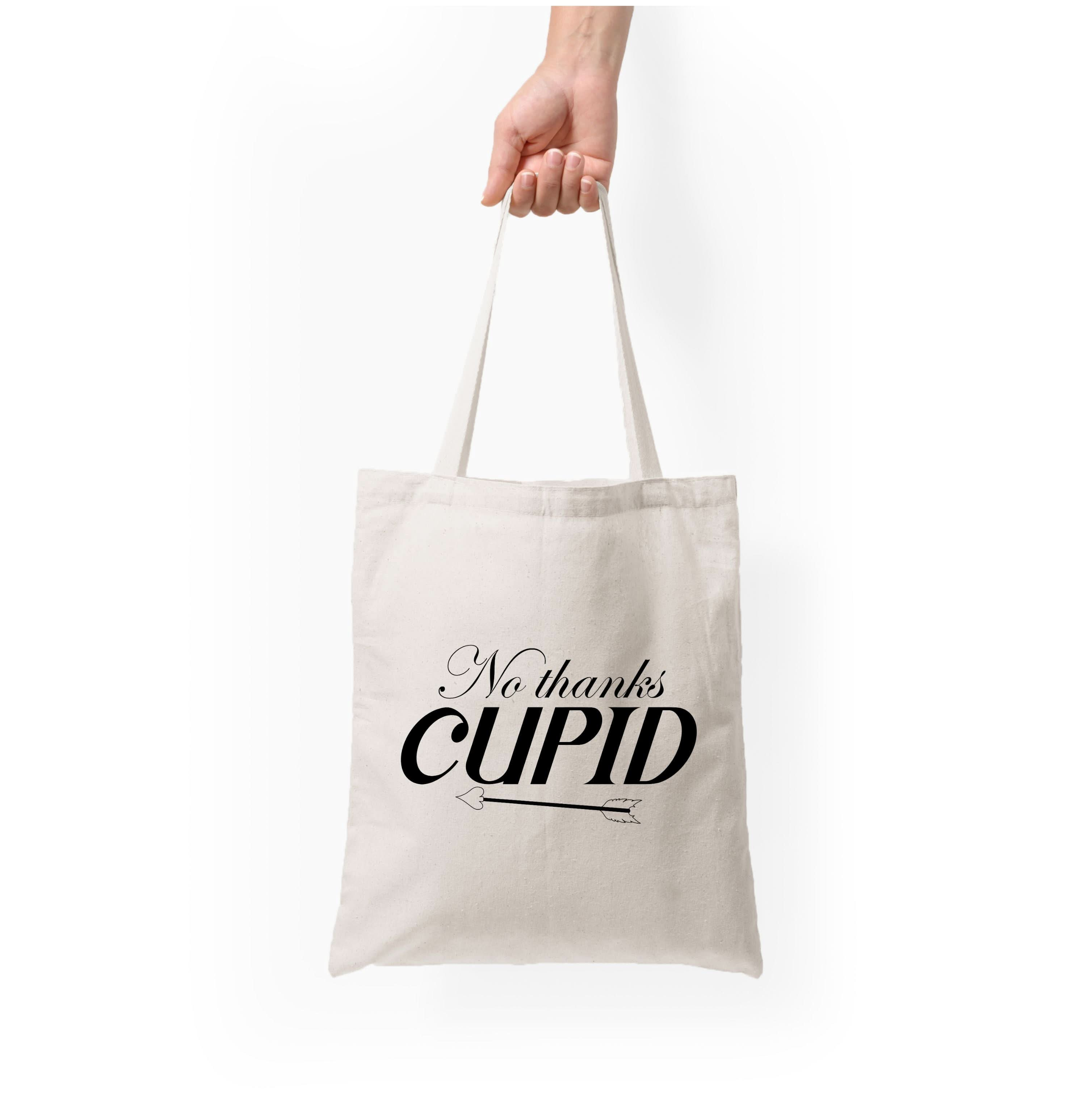 Valentine's No Thanks Cupid Tote Bag