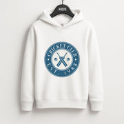 Cricket Badge Kids Hoodie 1