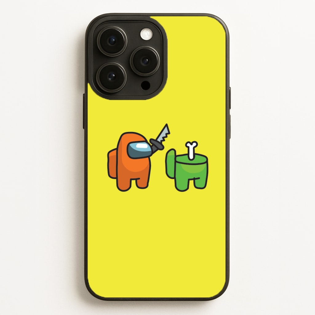 Among Gaming Killed Phone Case for iPhone, Samsung Galaxy and Google Pixel
