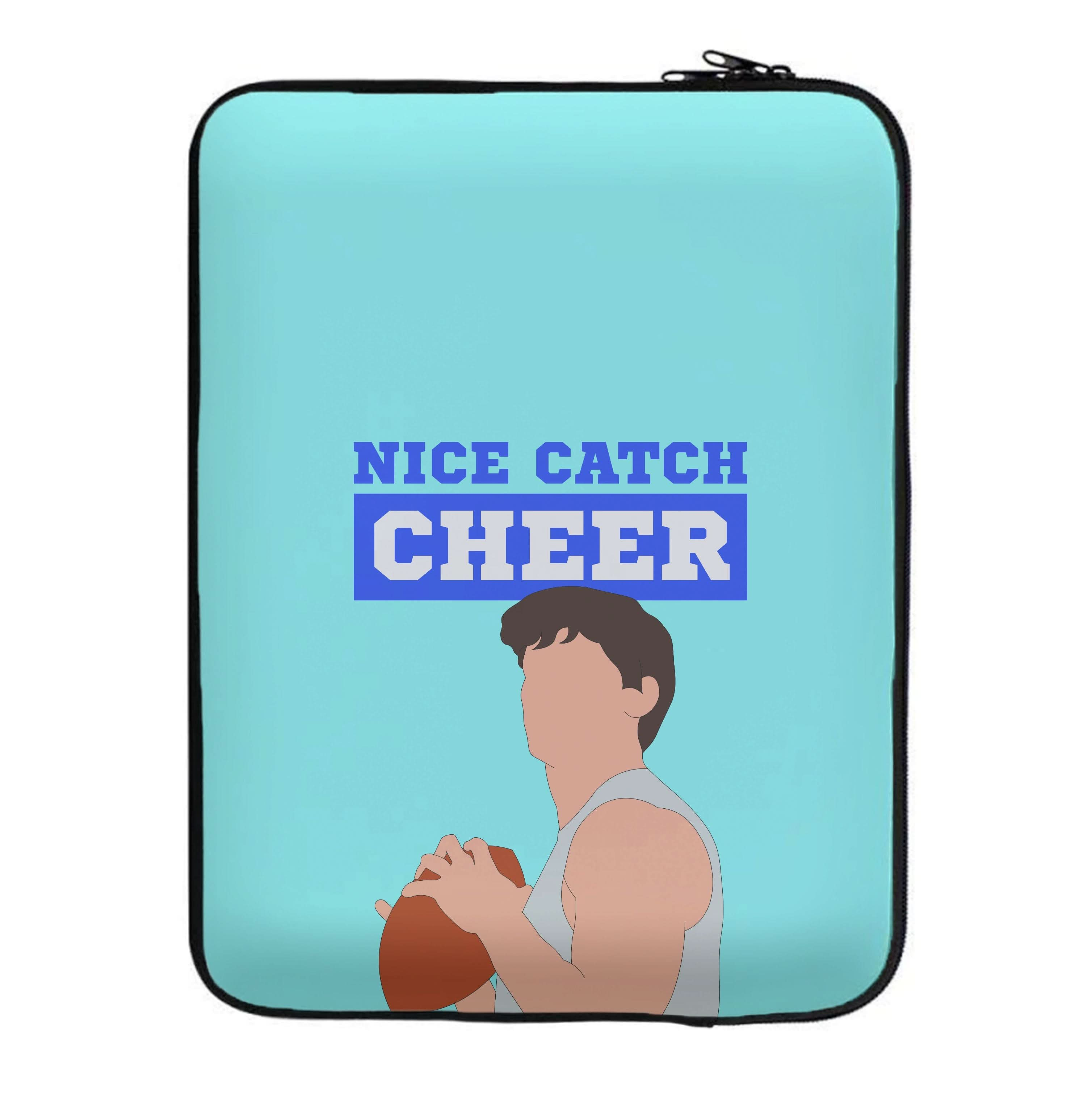 Nice Catch Cheer Laptop Sleeve