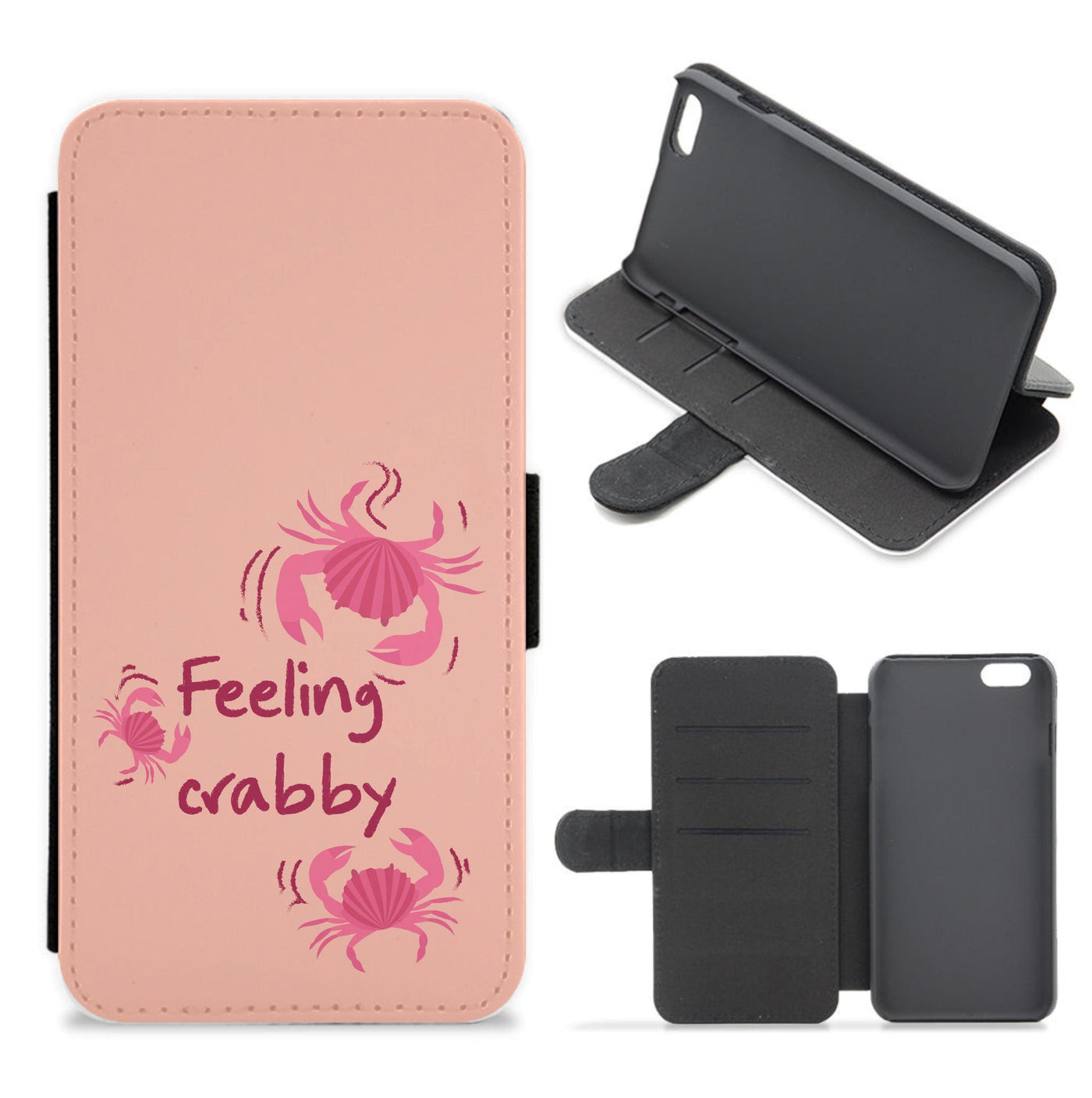 Feeling Crabby - Sealife Flip / Wallet Phone Case