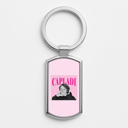 Iconic Silver Metal Keyring
