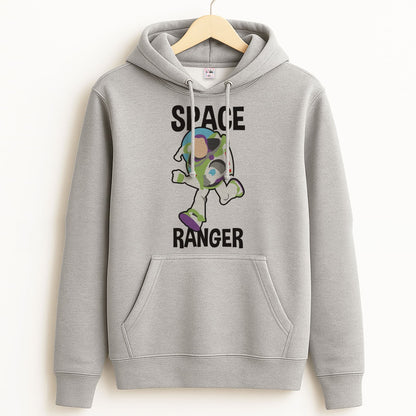 Space Ranger  Unisex Grey Hoodie