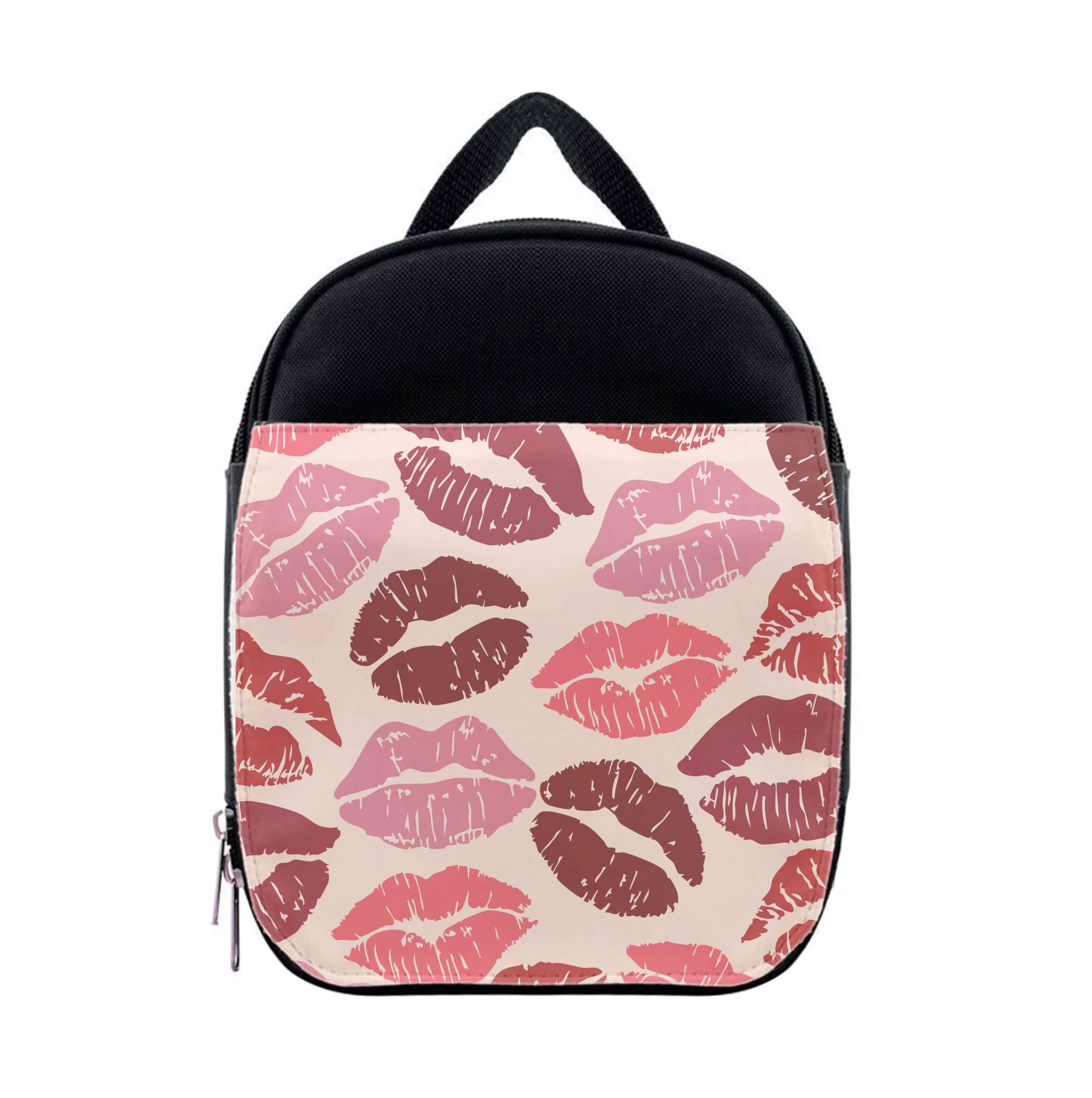 Valentine's Lips Pattern Lunchbox