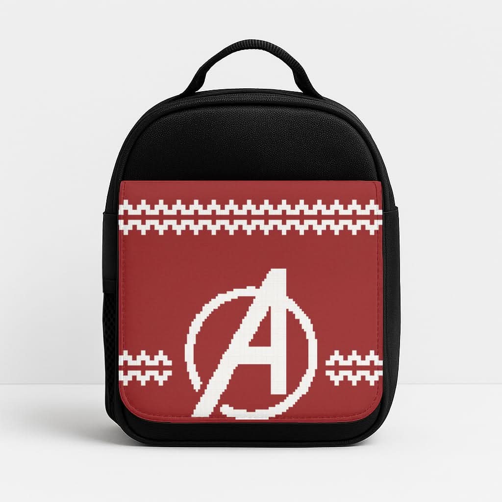 Superhero Team Red Christmas Jumper  Lunchbox