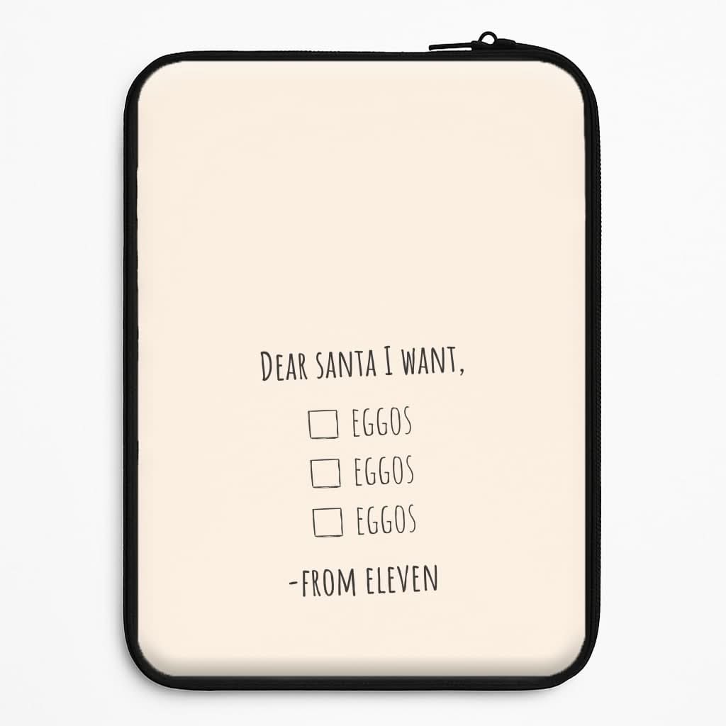 Eleven's Christmas List Universal Laptop Sleeve