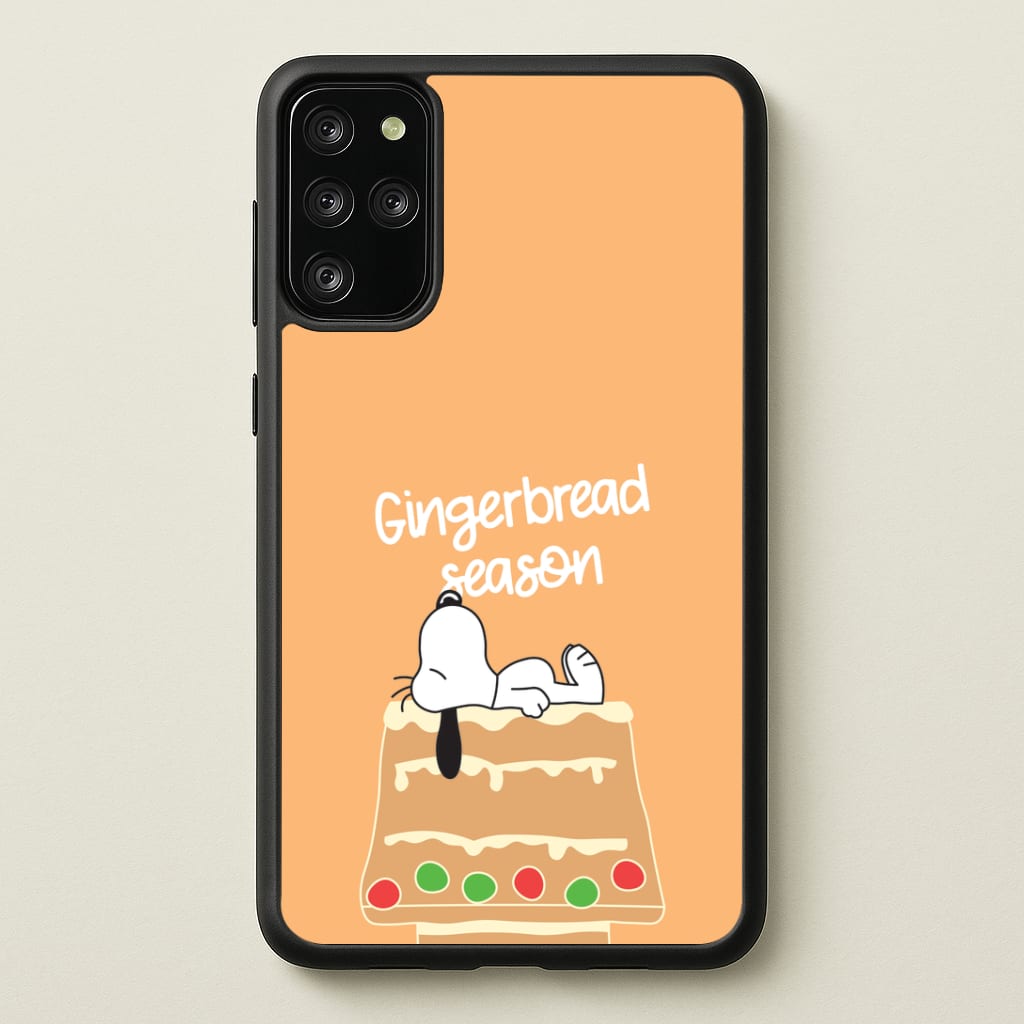 Cartoon Beagle Gingerbread House Galaxy S20 Plus Case