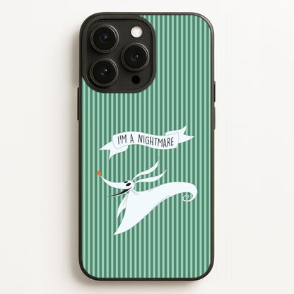 Stripey I'm A Nightmare Phone Case for Apple iPhone, Samsung Galaxy, Huawei and Google Pixel