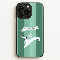 Stripey I'm A Nightmare iPhone 16 Pro Max Case