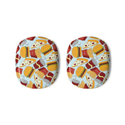 Burgers, Fries And Pizzas - Fast Food Patterns AirPods Max Case 3