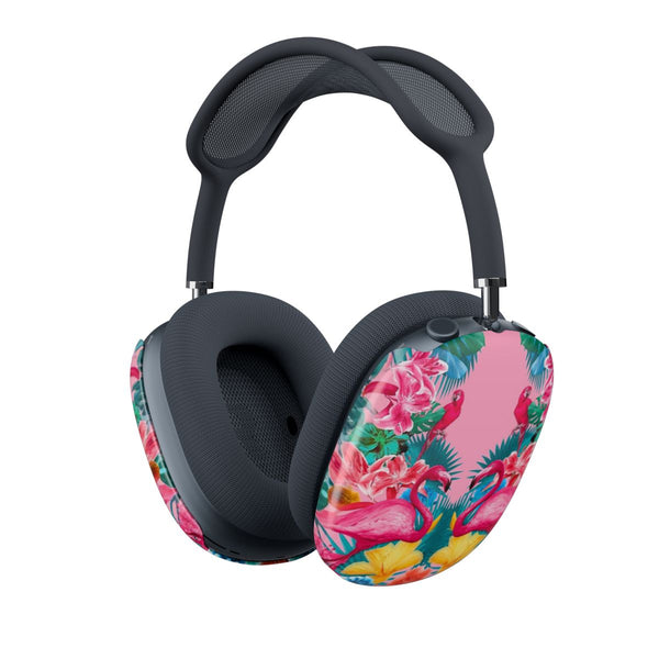 Flamingo and Tropical garden AirPods Max Case