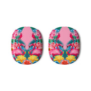 Flamingo and Tropical garden AirPods Max Case 3