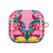 Flamingo and Tropical garden AirPods Case 4