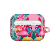 Flamingo and Tropical garden AirPods Case 7