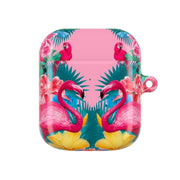 Flamingo and Tropical garden AirPods Case 2