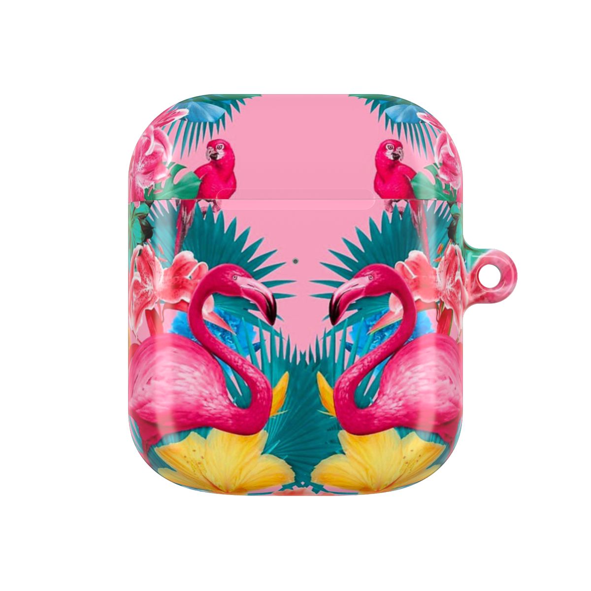 Flamingo and Tropical garden AirPods Case