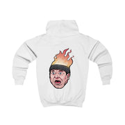 Flaming Beanie Kids Hoodie 5