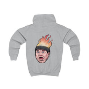 Flaming Beanie Kids Hoodie 6