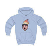 Flaming Beanie Kids Hoodie 4