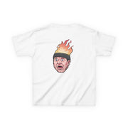 Flaming Beanie Kids T-Shirt 6