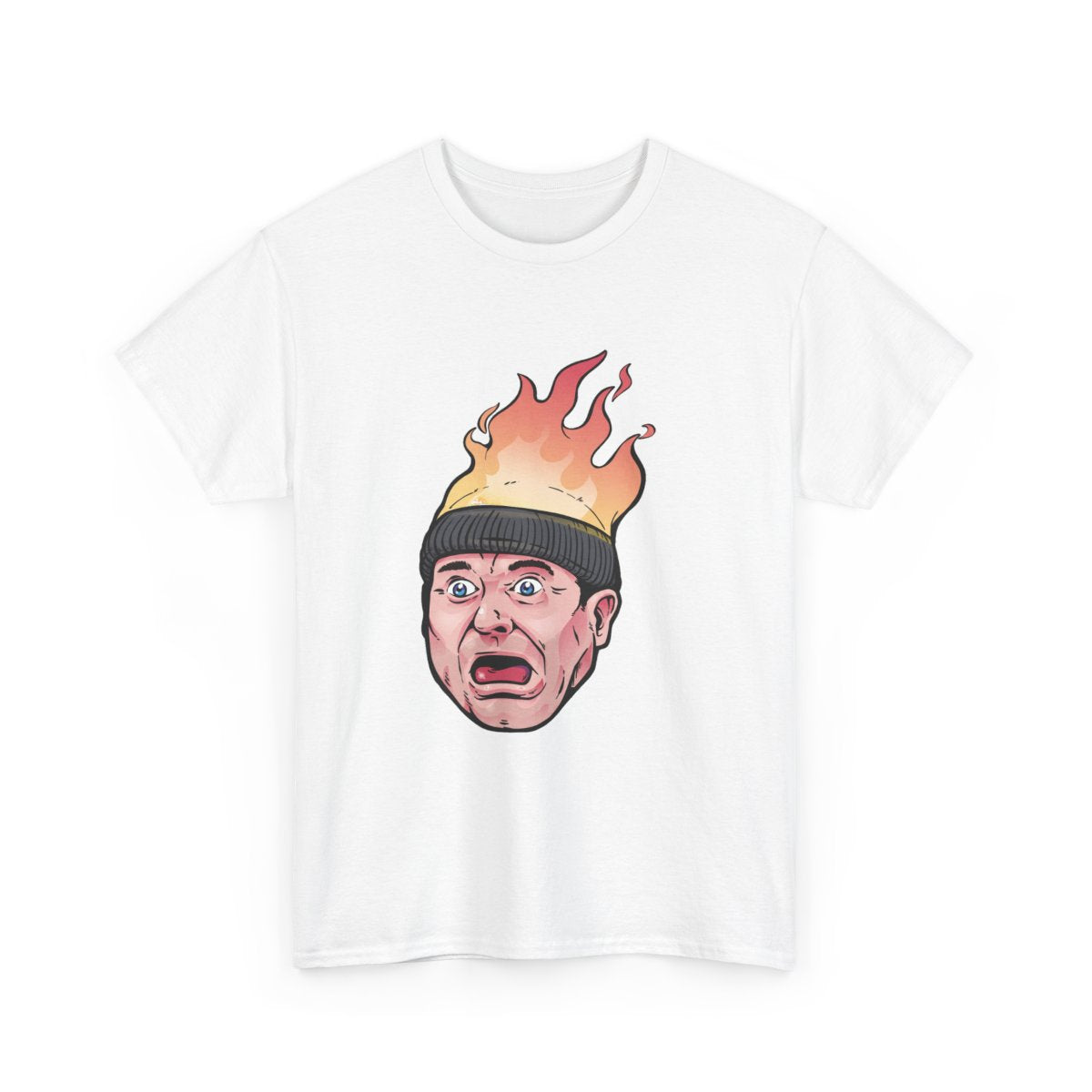 Flaming Beanie T-Shirt