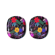 Black & Colourful Floral Pattern AirPods Max Case 3