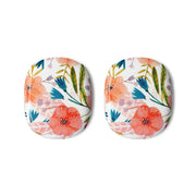 Peach Watercolour Floral Pattern AirPods Max Case 3