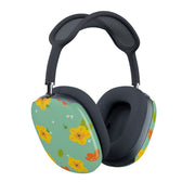 Yellow And Orange Pattern - Floral AirPods Max Case 2
