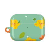 Yellow And Orange Pattern - Floral AirPods Case 6