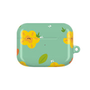 Yellow And Orange Pattern - Floral AirPods Case 5