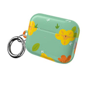 Yellow And Orange Pattern - Floral AirPods Case 8