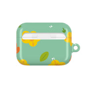 Yellow And Orange Pattern - Floral AirPods Case 7
