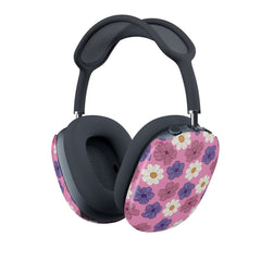 Pink, Purple And White Flowers - Floral Patterns AirPods Max Case