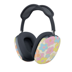Pastel Abstract Flowers Pattern AirPods Max Case