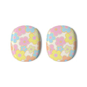 Pastel Abstract Flowers Pattern AirPods Max Case 3