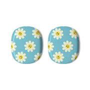 Pastel Blue Smiley Daisies Pattern AirPods Max Case 3