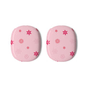 Flower Types Pattern Pink AirPods Max Case 3