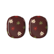 Dark Whimsical Flower Pattern AirPods Max Case 3