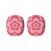 Pink Abstract Flower Pattern AirPods Max Case 3