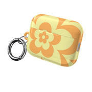 Yellow Abstract Flower Pattern  AirPods Case 8