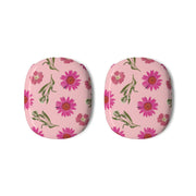 Pressed Pink Flowers Pattern AirPods Max Case 3