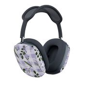 Checkered Pressed Flowers Pattern AirPods Max Case 2