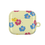 Pastel Pressed Flowers Pattern AirPods Case 3