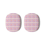 Square Abstract Flowers Mauve AirPods Max Case 3