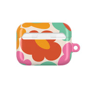 Abstract Trippy Retro Flowers AirPods Case 7