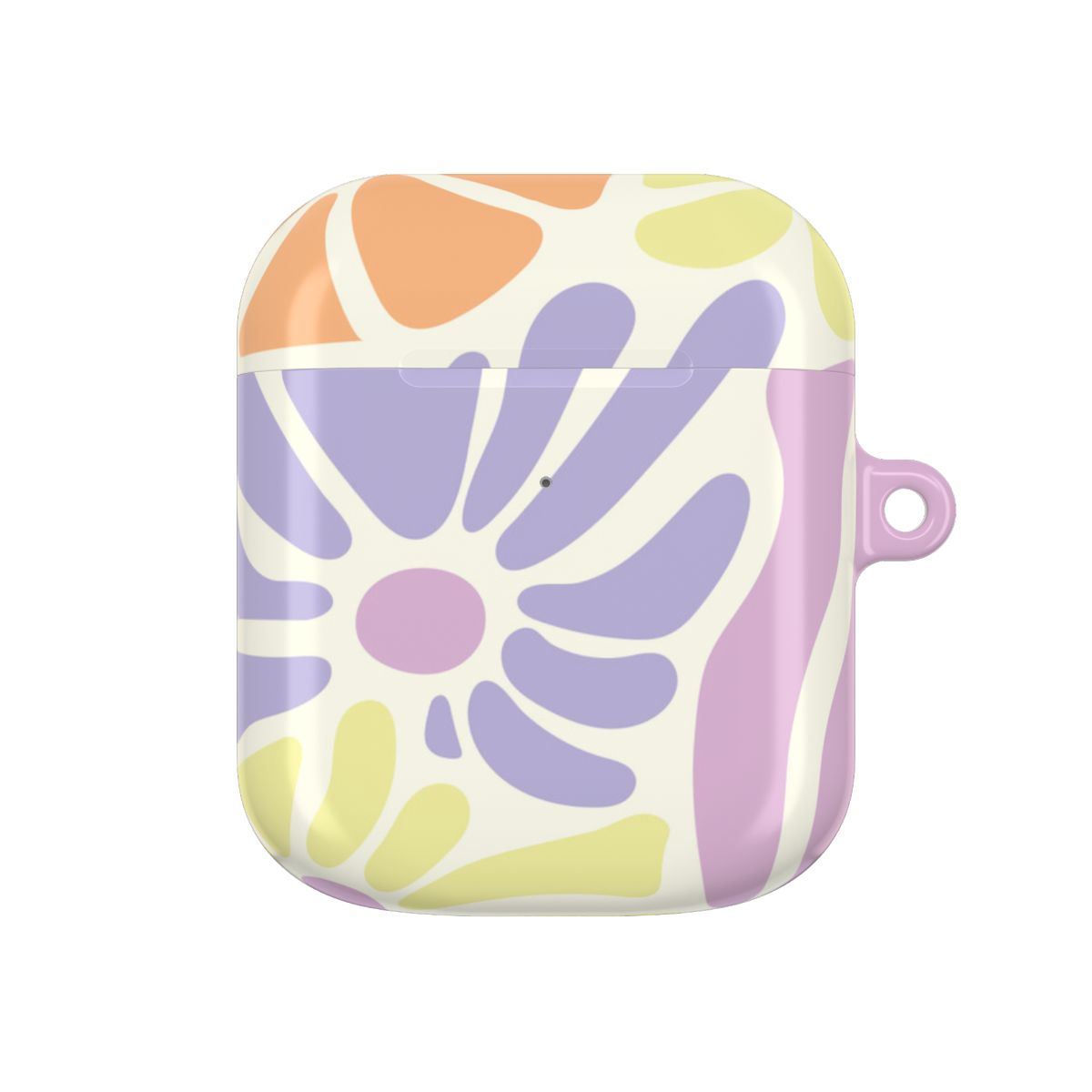Pastel Abstract Flowers AirPods Case