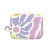 Pastel Abstract Flowers AirPods Case 6