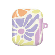 Pastel Abstract Flowers AirPods Case 2